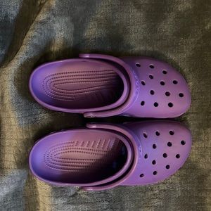 Purple Crocs
